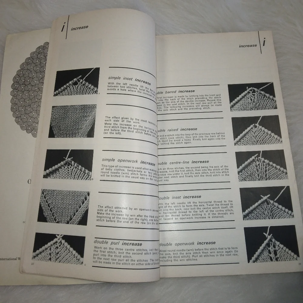 BOOK Knitting Dictionary 800 Stitches Patterns